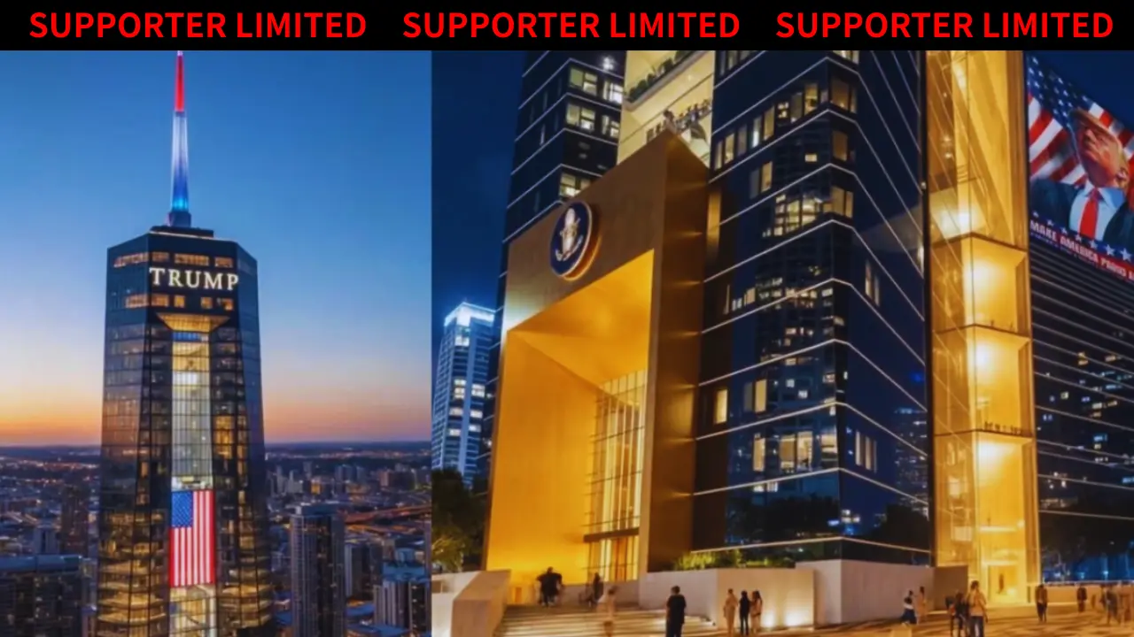 「史上最強のトランプ大統領図書館、ついに全貌公開―マイアミ水辺に輝く黄金の摩天楼」